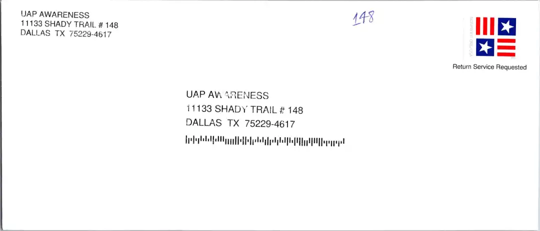 Envelope from a campaign